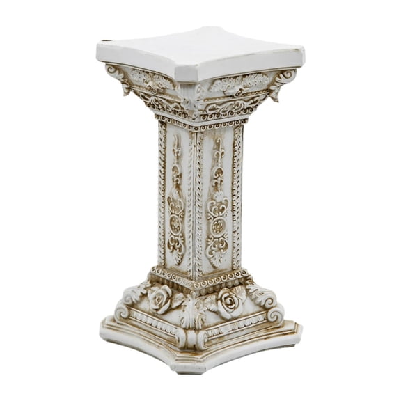 7829 Greek Column Statues Decors Roman Pillar Statues Artistic Ornament Decorative Roman Column Pedestal for Garden Homes