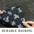 thumbnail image 6 of Blue Cartoon Unicorn Flower Pattern Door Rugs,Washable Non Slip Door Mats Indoor,Decorative Door Mats,Entry Mat Indoor for Entrance,Bedroom,Kitchen,Bathroom,16"x24", 6 of 6