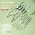 thumbnail image 3 of Stainless Steel Nail Scissor Set 18-piece Manicure Implement Clippers, 3 of 5