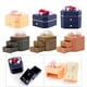 thumbnail image 4 of Caja de joyería creativa, organizador de cajones para collares y bodas. Gris de doble capa, 4 of 6