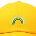 thumbnail image 2 of DALIX St. Patricks Rainbow Hat Womens Embroidered Baseball Cap in Gold, 2 of 4