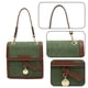thumbnail image 3 of Bolso de mano rómbico de ocio, bolso pequeño de un solo hombro con contraste de color, bolso cruzado de cuero PU estilo: estilo 1;, 3 of 6