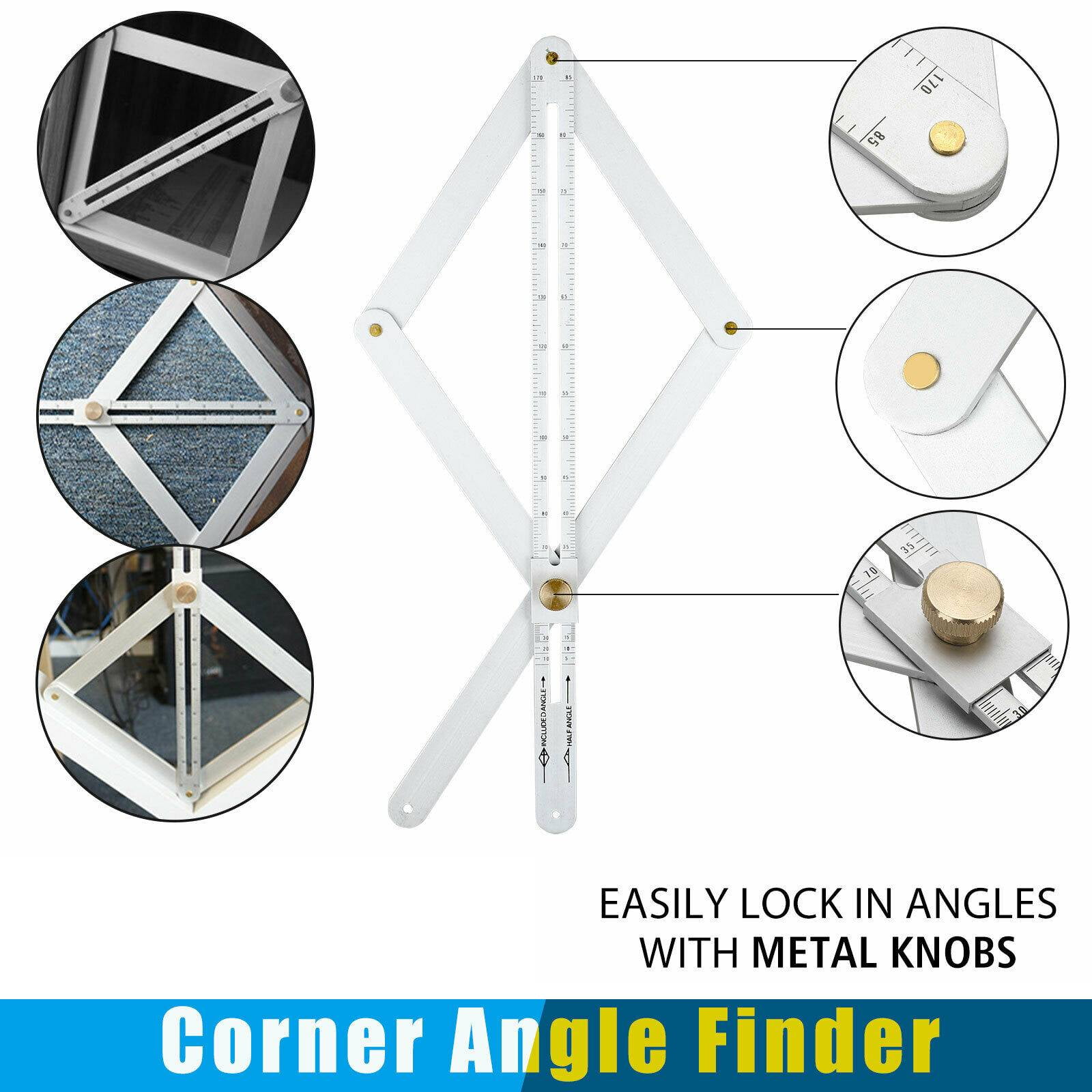 ABS Corner Angle Finder Ceiling Artifact  Square Protractor Woodworking Tool 