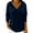 Navy, variant on Velvet Shirts for Women V Neck Long Sleeve Business Casual Tops Fall Office Work Blouse