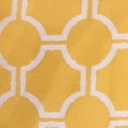 thumbnail image 3 of Plutus Honeycomb Yellow and Beige Luxury Throw Pillow - Double sided 18" x 18", 3 of 3