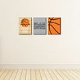 thumbnail image 2 of Big Dot of Happiness Nothin' but Net - Basketball - Sports Themed Nursery Wall Art, Kids Room Decor & Game Room Decor - 7.5 x 10 inches - 3 Prints, 2 of 6