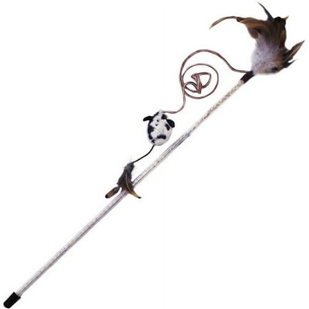 Play N Squeak Teaser Wand, Tiger