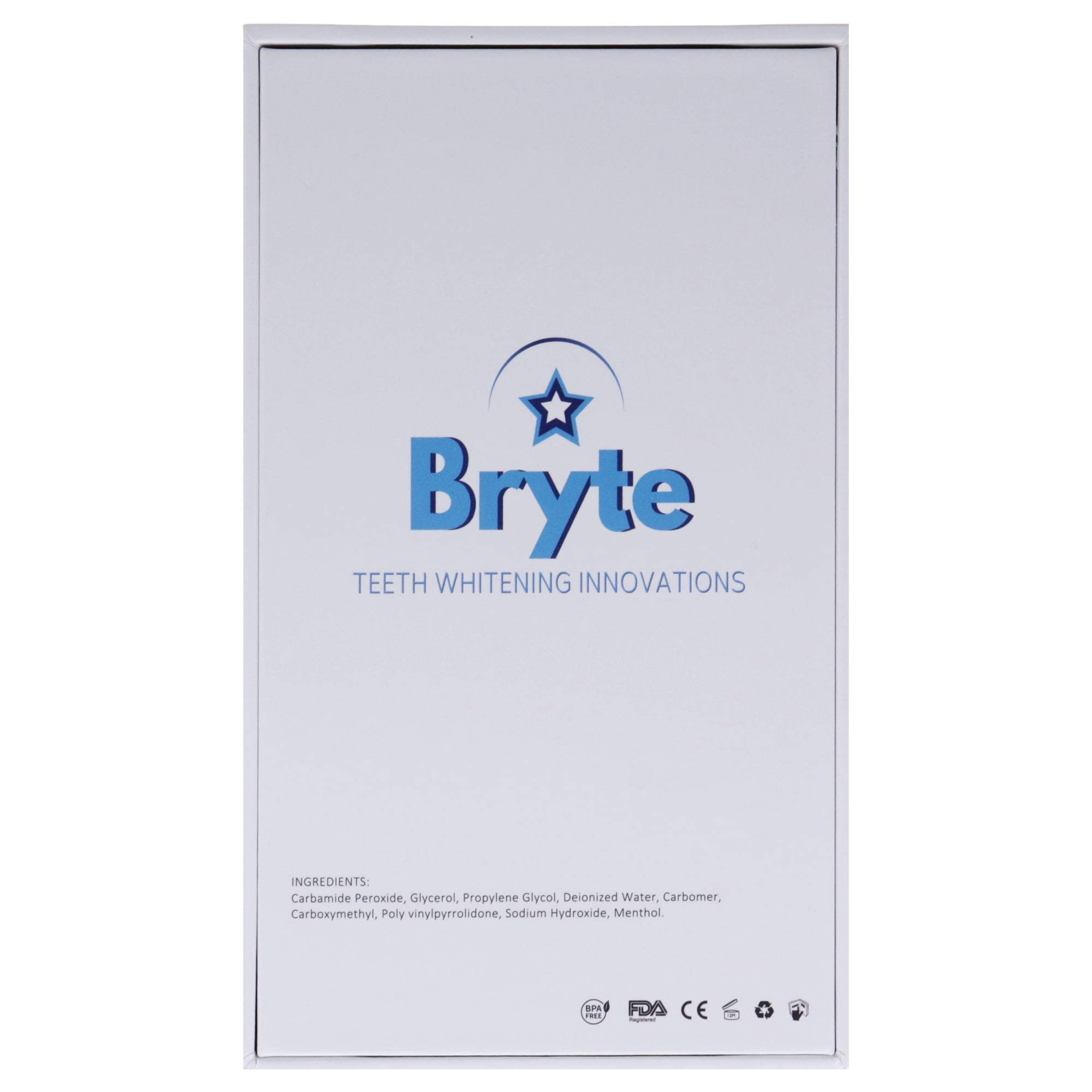 Bryte Wireless Led Teeth Whitening Kit , 5 Pc 3 Teeth Whitening Gel Pens, Bryte Smart Technology Wireless Mouthpiece, Charging Port