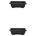 thumbnail image 2 of Matsuzay Maceta de y tamaños, materiales fáciles de mantener, maceta de plástico, lavabo rectangular para balcón, 36*26,5*18 cm lavabo rectangular 36*26.5*18cm 2Conjunto, 2 of 6