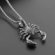 thumbnail image 1 of Men Hip Hop Jewelry Scorpio Long Chain Silver Color Scorpion Pendant Necklace for Men Women Punk Rock Christmas Jewelry Gift, 1 of 5