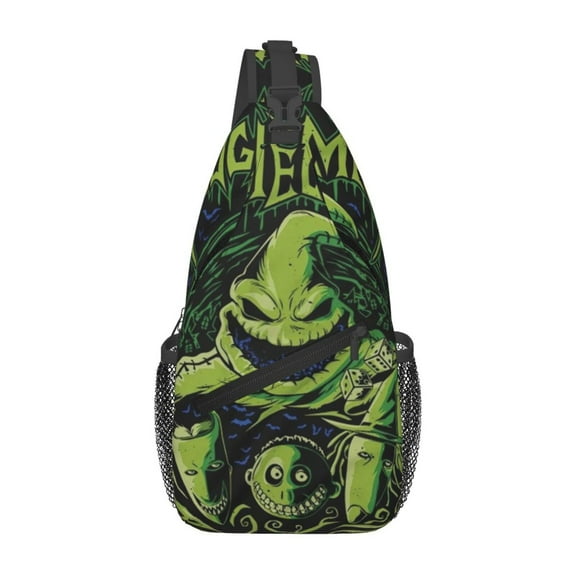 The Nightmare Before Christmas Sling Bag Unisex Crossbody Backpack Casual Cross Chest Bag Diagonally Shoulder Chest Pack