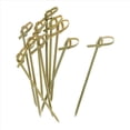 thumbnail image 2 of Paquete de 2500 Selecciones de CóCtel de Bambú Palillos de CóCtel Brochetas de Bambú Palillos de Dientes para Aperitivos 4 Pulgadas, 2 of 5