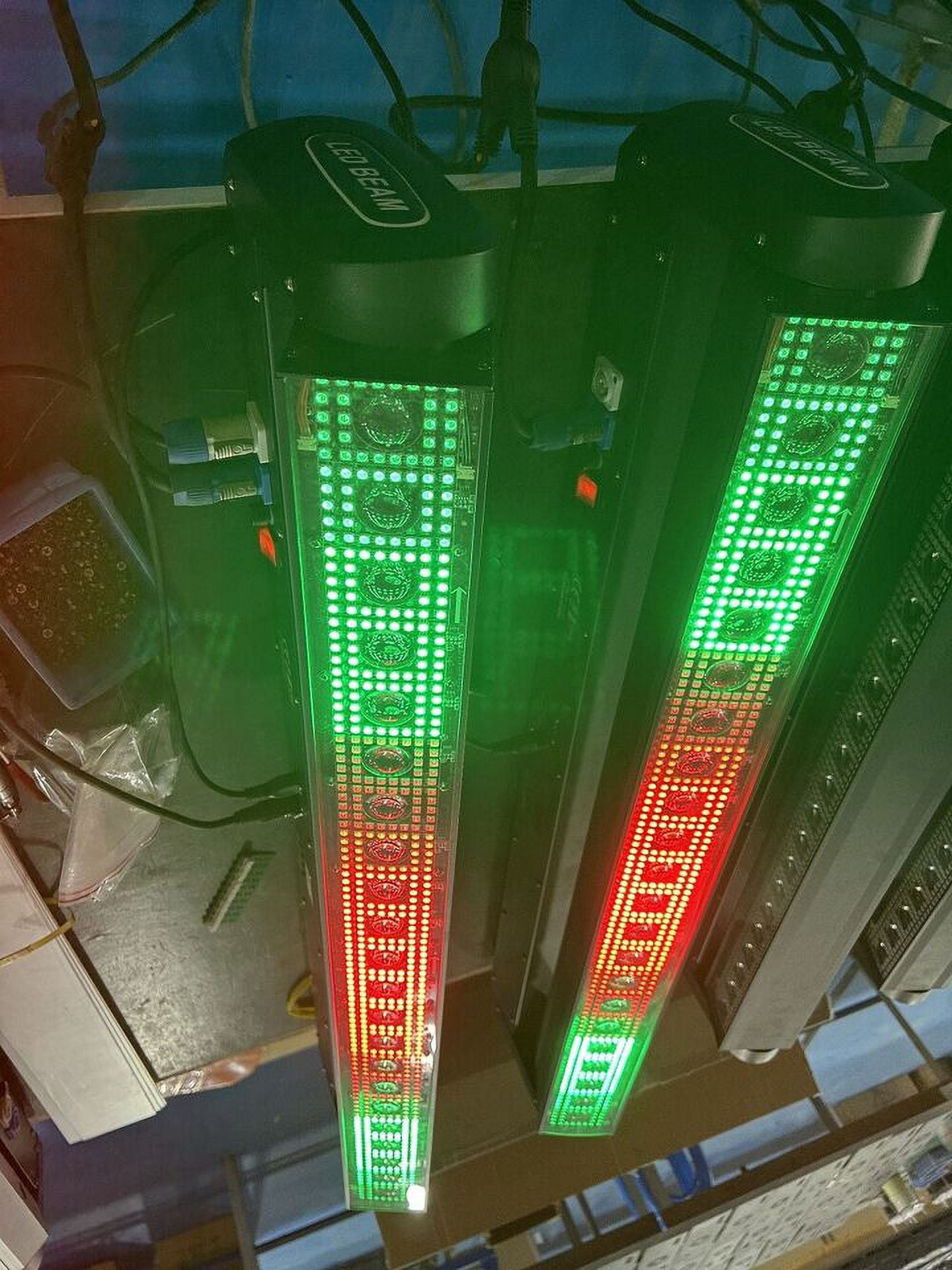New Moving Head Beam RGB Strobe Light LED, Disco Stage Lighting Flash Light Bar