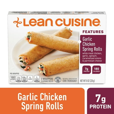 Lean Cuisine Features Garlic Chicken Spring Rolls 8 oz.