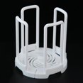 thumbnail image 5 of Bangus Dish Rack Rotating Telescopic Kitchen Tableware Storage Box w/Draining Rack, 5 of 5