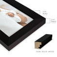 thumbnail image 4 of Grooved 4 in. x 6 in. Black Picture Frame Set (Set of 4), 4 of 6