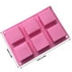 thumbnail image 4 of Yuarrent Moldes de silicona para pasteles, molde cuadrado para hornear pudín DIY-40-230 ℃, horno resistente al calor, Cupcake, bandeja Herramientas y accesorios para hornear, 4 of 6