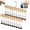 Wood2, variant on Closet Organizer with 10 Clips - Space Saving Hanging Closet Organizer Legging Organizer for Closet Stainless Steel Hat Rack & Wardrobe Hanger for Yoga Pants Jeans Shorts