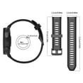 thumbnail image 2 of LLQkigsxse Men's Dive Silicone Sports Sweat Proof Solid Color Watch Band with Convenient Adjustment and Wide Compatibility Compatible with Smartwatch, 2 of 4