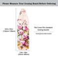 thumbnail image 5 of HELLHERO Extra Thick Ironing Board Cover, Standard Size 15x54, Heat Reflective Full Scorch Resistant Padding, Snug Fit Non-Slip Nose Pocket Fastener Straps Elastic Edges, Vintage Rose, 5 of 5