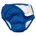 thumbnail image 2 of i Play (2 Pack) Unisex Reusable Absorbent Baby Swim Diapers - Swimming Suit Bottom | No Other Diaper Necessary Gray and Royal Blue 6 Months, 2 of 7