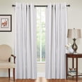 thumbnail image 5 of UTOPIA ALLEY Wall Mounted 3/4 Inch Curtain Rod - Curtain Rods For Windows 28 to 48 Inch, Adjustable Drapery Rods, Black Curtain Rods, Bedroom Curtain Rods, Tapestry Poles (Black, 28"-48"), 5 of 9