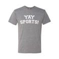 thumbnail image 2 of Wild Bobby YAY SPORTS! Sports Men Premium Tri Blend T-Shirt, Premium Heather, Large, 2 of 5