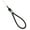Black, variant on Ringke Rope Hand for Phone Strap and More Device, Adjustable Heavy Duty Universal Lanyard Wrist Strap with Easy Buckle Link - Gray