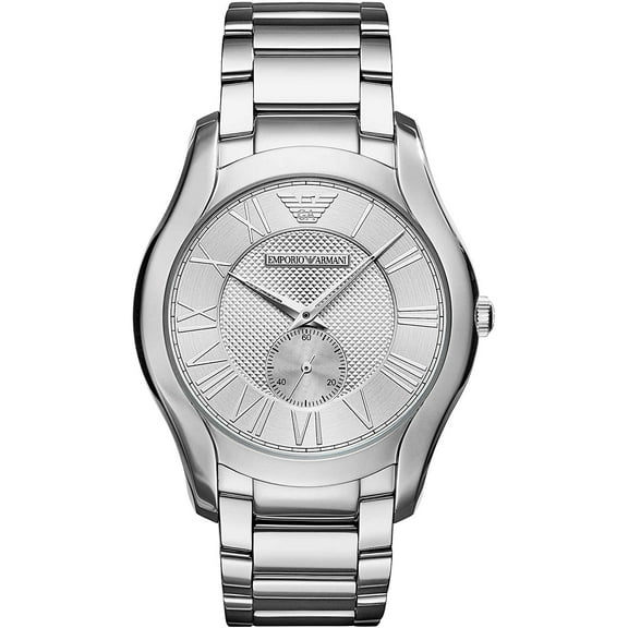 Emporio Armani Men's 'Dress Quartz Stainless Steel Casual Watch, Color:Silver-Toned (Model: AR11084)