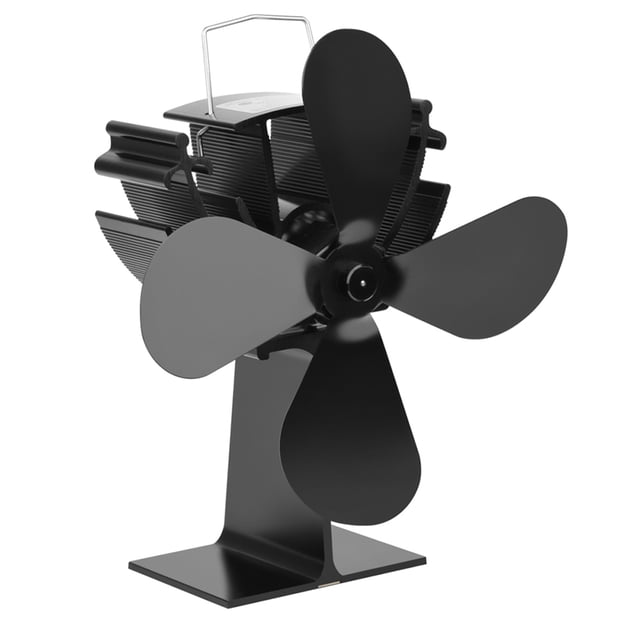 Amdohai 4 Home Fireplace Fan Efficient Heat Distribution Fans