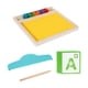 thumbnail image 1 of Bandeja de escritura de arena para escribir cartas y número Desarrolle habilidades motoras finas con tarjetas bloques de pluma para niños preescolar, 1 of 9