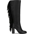 thumbnail image 3 of Kenneth Cole New York Womens Justin Fringe Dress Boots Black 9.5 Medium (B,M), 3 of 3