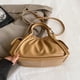thumbnail image 2 of Bolso Hombro Plisado PU para Mujer Mano Nube Cruzado Elegante (Caqui), 2 of 3