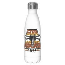 Star Wars 1977 Time Warp Stainless Steel Water Bottle White 17 oz.