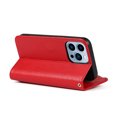 thumbnail image 5 of SaniMore iPhone 14 Pro 6.1" 2022 Case with Wrist Strap Zipper Wallet [Card Slots] Premium PU Leather Skin [Retro Durable] Shockproof Anti-scratch Kickstand Business Cover For iPhone 14 Pro, Red, 5 of 8