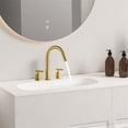 thumbnail image 4 of Balen 8. in Widespread 2-Handle Bathroom High-Arc Faucet in Matte Black, 4 of 8
