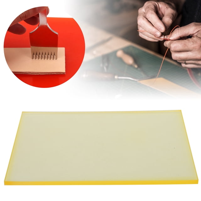 Leather Punch Mat, 11.8x7.9x0.3in Leather Stamping Board, Punching Protection Pad Craft Punching Mat For Drilling Punches Punching Tools