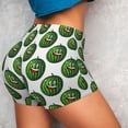 thumbnail image 4 of Fotbe Happy Watermelon Seamless Shorts, Womens Workout Shorts High Waist Stretch Booty Short for Gym/Yoga/Running/Biking-Large, 4 of 9