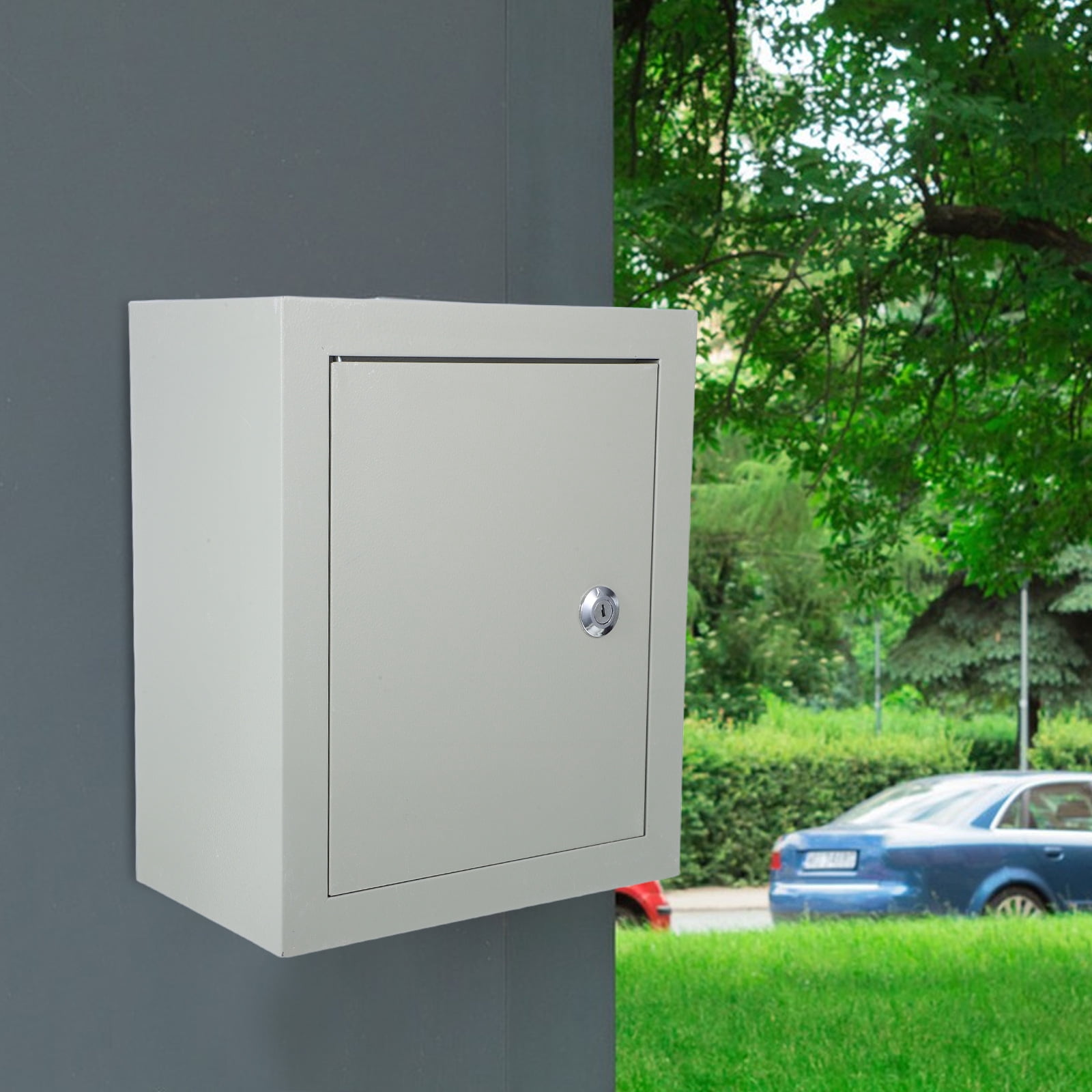 ETHZZLE Weatherproof Outdoor Iron Electrical Enclosure Box for Harsh Weather and Industrial Conditions