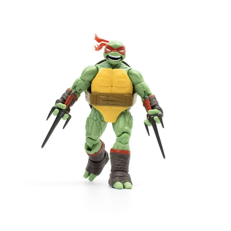 TMNT BST AXN IDW Raphael Figure & Metallic GITD Sport Bike