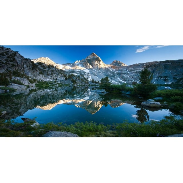 Mountain Lake Scene Photo License Plate Free Personalization on this Plate