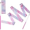 thumbnail image 1 of 2pcs Children Shining Gymnastics Streamers For Performance Competition ，Sparkling Dance Ribbon,2pcs 78.7 Inch ， for Kids Dancing Training, 1 of 7