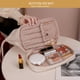 thumbnail image 5 of Abiudeng Neceser de Maquillaje Grande, Neceser para Mujer, Neceser de Cosméticos Impermeable, Neceser de Viaje de Maquillaje, Neceser de Viaje Lindo con Compartimentos, Organizador de Neceser de Maqui, 5 of 5