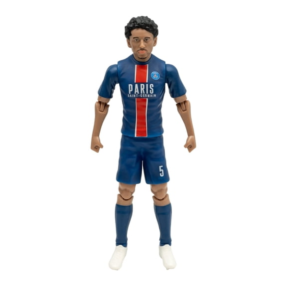 Banbo Toys SOCKERS Paris Saint-Germain Marcos "Marquinhos" Aoas Correa 8" Collectible Soccer Action Figure