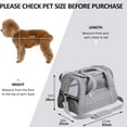 thumbnail image 4 of YOKEE Dog Carrier Bag Portable Backpack With Mesh Window Airline Approved Small Pet Transport Bag Carrier For Dogs Items, 4 of 5