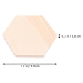 thumbnail image 5 of LABSERRON Unfinished Beige Wood Blocks for DIY Crafting Projects 10Pcs, 5 of 11