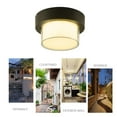 thumbnail image 4 of Nsxcdh Outdoor Waterproof Ceiling Light Iron 6.7x6.7x3.9in Modern Style Versatile Install for Terrace Entrance Hallway Courtyard Home, 4 of 8