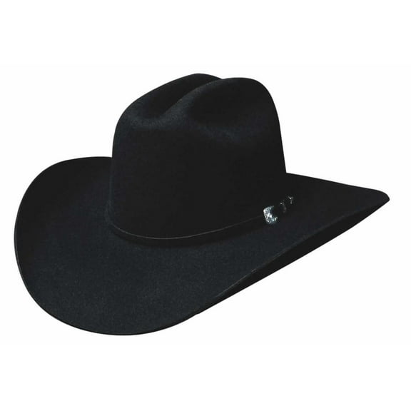 Montecarlo Bullhide Hats - RUIDOSO 6X PREMIUM WOOL Western Cowboy Hat - Black 7-3/8