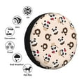 thumbnail image 4 of Balery Panda Ice Creams Donuts Cubiertas para Neumáticos - Protector Resistente para Neumáticos de Camioneta, SUV, Remolque, Camper y RV-15 inch, 4 of 6