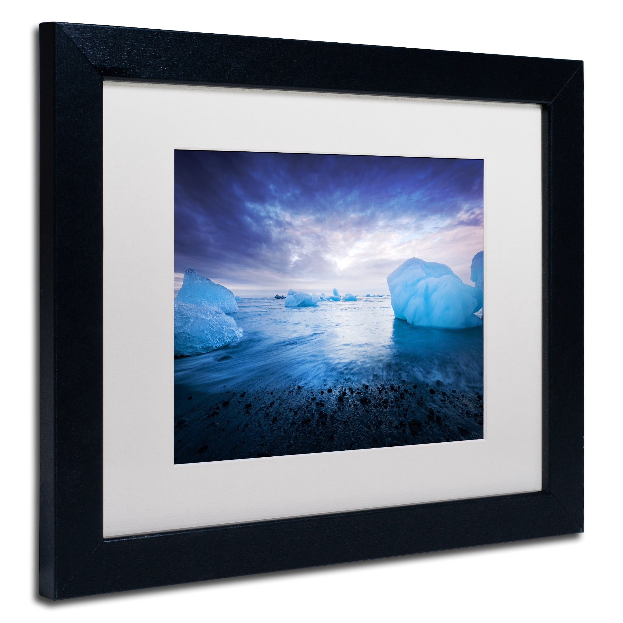 Trademark Fine Art 'Leave a Trace' Canvas Art by Philippe Sainte-Laudy, White Matte, Black Frame